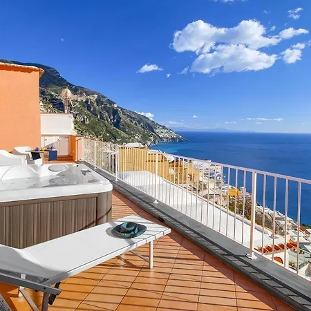 Bluevista Dreamscape -terrace Jacuzzi/hot Tub Holiday home Positano