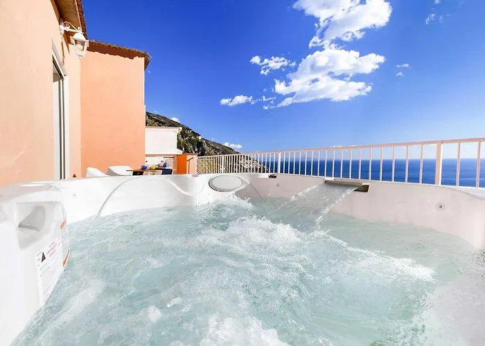 Bluevista Dreamscape -terrace Jacuzzi/hot Tub Позитано